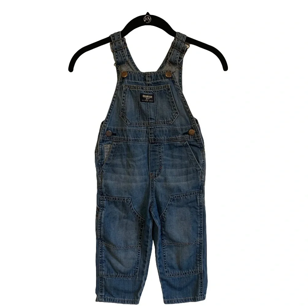 Oshkosh toddler‎ dark wash overalls